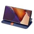thumbnail image 2 of Case for Samsung Galaxy Note 20 Ultra Flip Cover Wallet Flip Cover Magnetic Protective - Blue, 2 of 5