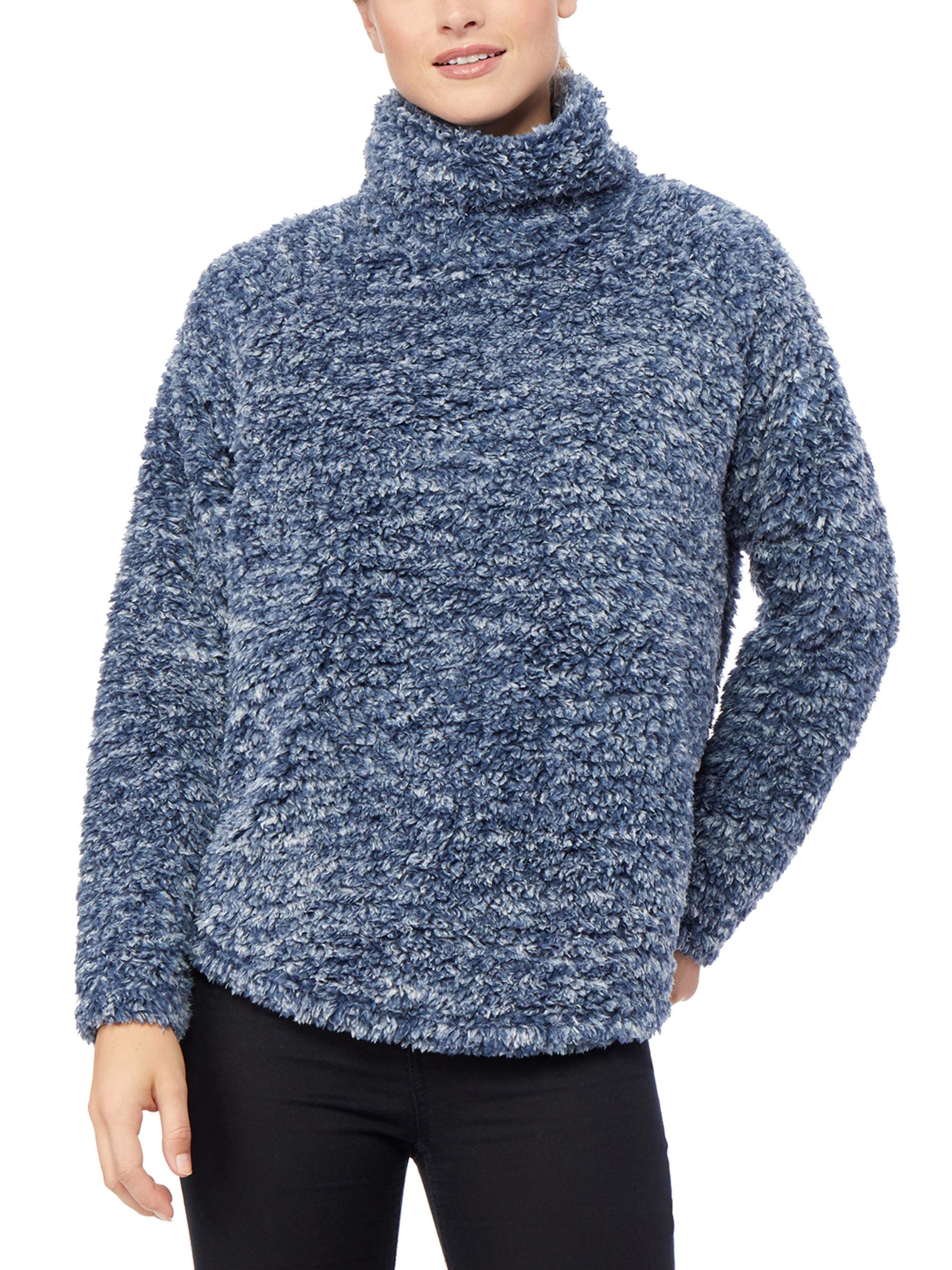 zip up fluffy jumper