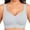Light Blue, variant on Womens Jelly Bras Wireless Seamless Full Coverage Breathable Elastic Strap Solid Color Push Up Stretchy Comfy Bralettes Support Minimizer Bras