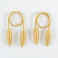 thumbnail image 4 of Créatif Rideaux Tiebacks - 2-Pack de Modèles Aléatoires (Or), 4 of 5