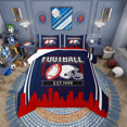 thumbnail image 1 of Erosebridal Football Print Bedding Twin Comforter Set,Ball Gamer Down Comforter,Sport Decor,Reversible,Lightweight,2 Piece, 1 of 7
