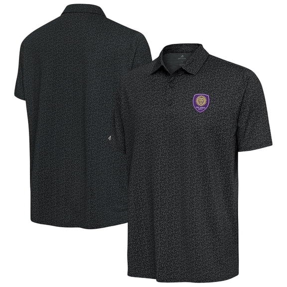 Men's Antigua Pewter Orlando City SC Blooming Polo