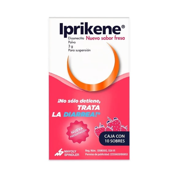 Iprikene fresa caja con 10 sobres