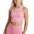 thumbnail image 4 of Juicy Couture J2024 Tank Top Womens Small Hot Hot Velour Cropped Racerback LW070 (Regular,S,Pink), 4 of 4