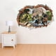 thumbnail image 1 of Adhesivo de pared Dinosaurios en el río NQ Vinilo extraíble 3D Decoración de pared exterior, 1 of 5
