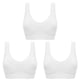 thumbnail image 1 of Sujetador deportivo cómodo sin costuras para mujer con almohadillas extraíbles - 3 piezas, 1 of 5