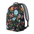 thumbnail image 2 of Pioneer Flower Floral Print Pattern Backpack for School, Cute School Bag with Adjustable Shoulder Straps and Padded Back, 15.3"x11"x7.1", 2 of 4