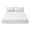 White, variant on GDDTOY Fitted Bottom Sheet Queen Fitted Sheet Solid Color Fitted Bed Sheet Soft Bottom Sheet With 11" Deep Pocket Washed Mattress Cover Fit Bed Sheets Bedding Bedding Comforter Sets