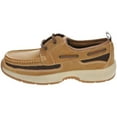 thumbnail image 2 of Rugged Shark Men's MERIDIAN Boat Shoe, Premium Leather and Comfort, Brown, Men's Size 13, 2 of 4