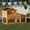 Wood color, variant on 2-Tier Wooden Rabbit Hutch Cage, Chicken Coop Outdoor Pet House with 6 Ventilation Doors, Removable Tray & Ramp, Outdoor Poultry Cage