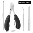 thumbnail image 3 of Professional Stainless Steel Toenail Cutter Toenail Nail Clippers for Ingrown and Thick Toenails, 3 of 8