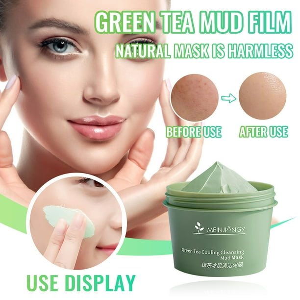 Clean Green tea mud mask, cleansing mask, moisturizing and hydrating