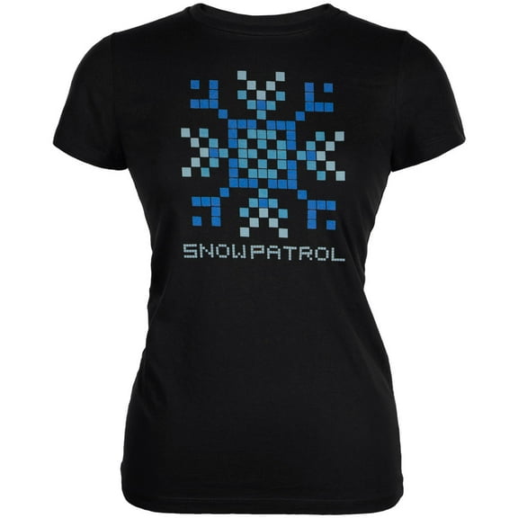 Snow Patrol Women's Juniors Digital Flake 07 Short Sleeve T Shirt