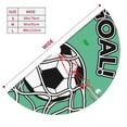 thumbnail image 3 of Rateoe BALL INSIDE THE NET GOAL Print Christmas Tree Skirt 48" for Xmas Holiday New Year Party Circle Tree Mat Ornaments Decoration, 3 of 7