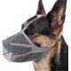 thumbnail image 1 of Bozal para perros, bozales recubiertos de malla suave para perros pequeños, medianos y grandes, bozal protector contra cebos envenenados con correas ajustables, evita morder, masticar y lamer (L), 1 of 4