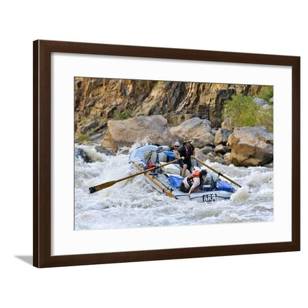 - Rafters Going Through Rapids, Grand Canyon National Park, Arizona, USA Framed Print Wall Art By Matt Freedman