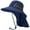 Dark Blue, variant on Bassdash UPF 50+ Unisex Water Resistant Wide Brim Sun Hat with Large Neck Flap Ponytail Fishing Hat for Men Women