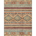 thumbnail image 1 of Ahgly Company Machine Washable Indoor Rectangle Abstract Dark Khaki Green Area Rugs, 7' x 10', 1 of 7