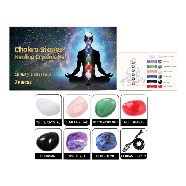 Juego de Cristales y Piedras Bolsa de Terciopelo Juego de Cristales y Piedras