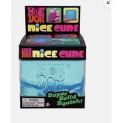 NeeDoh Nice Cube Super Solid Squish Stress Ball, Blue (1 Piece)