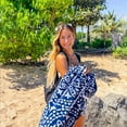 thumbnail image 3 of Drytek by Delilah 100% Recycled Beach Towel (Purple, 24-Inch by 36-inch), 3 of 9