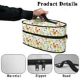 thumbnail image 5 of ZUXONGSY Rooster Chicken Print Steam Iron Case Portable Iron Storage Holder Handheld Travel Steamer Bag with Handle Lightweight Travel Bag Iron Accessories, Case Only, 5 of 6