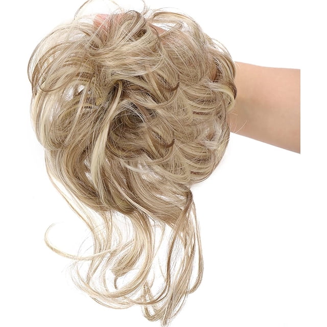 LAICAIW Chignon Désordonné Pièce de Cheveux, Chignon Froncé, Extensions de Cheveux pour Femmes, Chignons Pièce de Cheveux