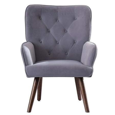 

Simple Nordic Style Backrest Pull Point Flannel Soft Bag Soft Padded And Cushion Indoor Lounge Chair Gray