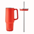 thumbnail image 3 of S'well 40 oz Orange Insulated Stainless Steel Tumblers, Radiant Coral, 3 of 12