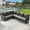 Brown/Gray, variant on POCASSY Outdoor Furniture Set with Outdoor Sectional Sofa, 102 Inch Width Patio L Shape Sectional Sofa Brown Wicker Rattan Couch for Porch Deck Backyard, Brown/Gray