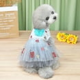 thumbnail image 5 of Cheers.US Sweet Puppy Dog Princess Dress Floral Pattern Lace Tutu Skirt Doggie Dress for Dog Cat, 5 of 7