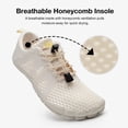 thumbnail image 4 of KOLILI Women Water Shoes Quick-Dry Aqua Shoes Non-Slip Barefoot for Beach Hiking Swim Pool Kayaking Surfing Beige/Apricot 7.5, 4 of 7