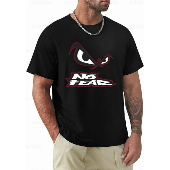 Vintage No Fear 90s Extreme Sports Attitude Motto Brand Logo Unisex T-Shirt, for men & women, up to size 5XL