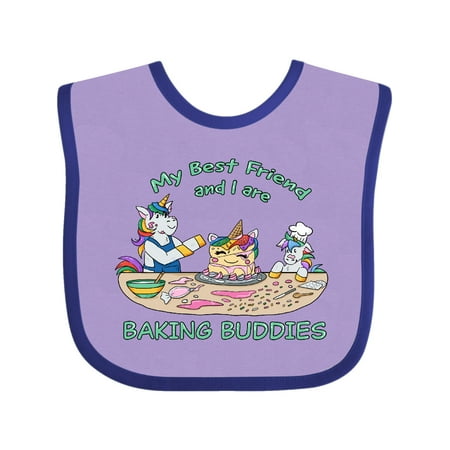 

Inktastic My Best Friend and I are Baking Buddies Gift Baby Boy or Baby Girl Bib