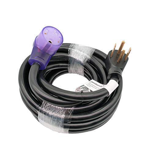 30A Parkworld Dryer 4 Prong 30A Extension Cord NEMA 14-30P to 14-30R 250V 7500W 7500W 50FT