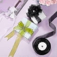 thumbnail image 4 of Satin Ribbon 50 Yards/ Roll 1 In Inch Gift Wrapping Bulk Sheer Organza Chiffon Ribbon(), 4 of 4