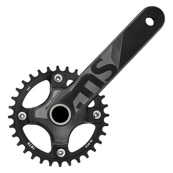 Sunrace FCMS0U 175x32 11sp Crankset with 24mm BB Black