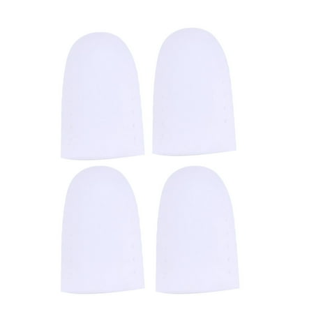 

NUOLUX 2 Pair Big Toe Protective Cover for Corns Calluses Blister Ingrown Toenail and Reduce Friction (White)