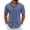 Blue, variant on COOFANDY Men's Button Down Shirts Short Sleeve Casual Summer Beach Shirts Vacation Wedding Shirts