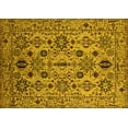 thumbnail image 1 of Ahgly Company Machine Washable Indoor Rectangle Oriental Yellow Traditional Area Rugs, 3' x 5', 1 of 4