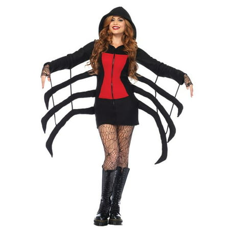 Morris Costume UA85558XL Spider Black Widow Cozy Adult Costume, Extra