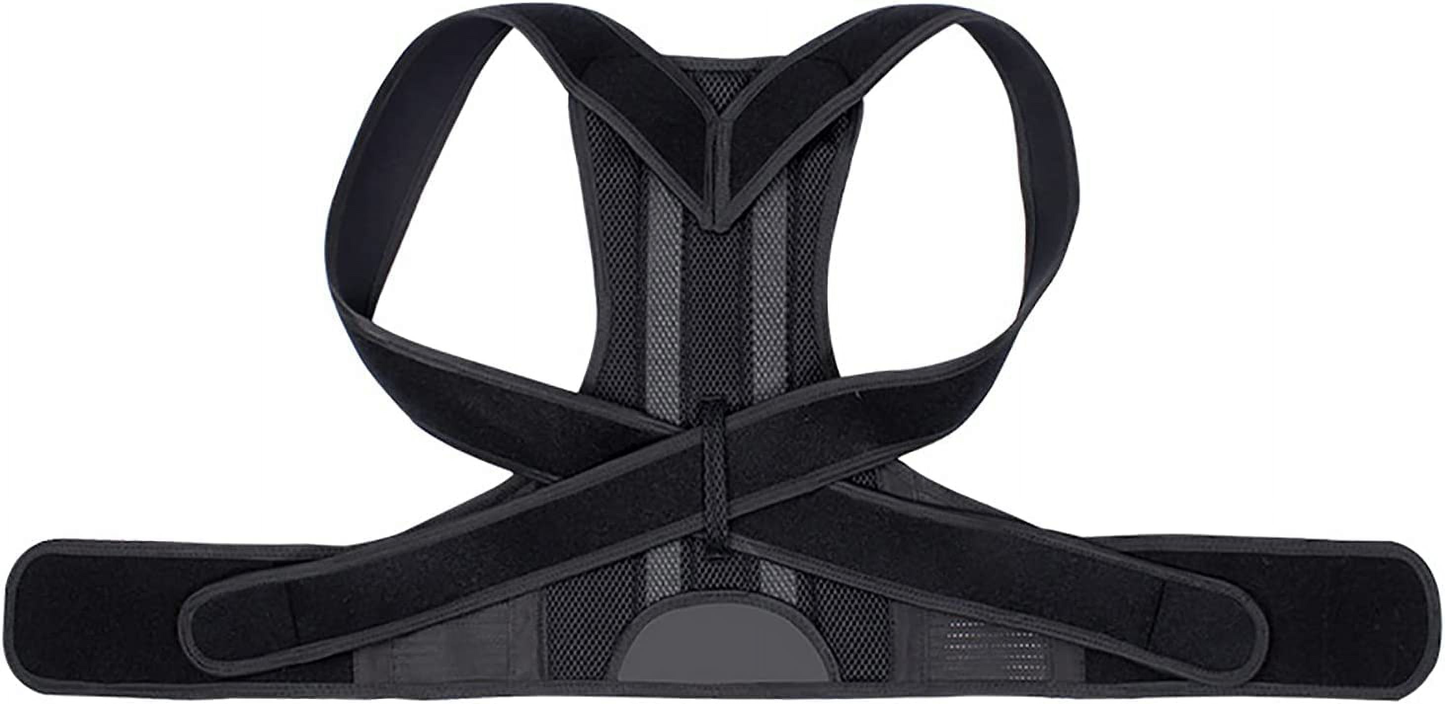 SLGHLSAHG Back Brace Posture Corrector for Men and Women,Adjustable Posture Back Brace Straightener Shoulder Upright Support Trainer for Body Correction and Neck Pain Relief (Large) A13738