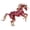 Red, variant on Stylish Unicorns Pin Sturdy Alloy Materials Secure Clasp Designs Ideal for Casual Outfits and Formal Event