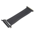 thumbnail image 1 of PCIe 4.0 X16 GPU Riser Cable, High Speed Extension Port Adapter 180 Degree, PCIe 4.0, RTX4090 RTX3090ti RX6950XT, X570 B550 Z690 Chipsets, 1 of 7