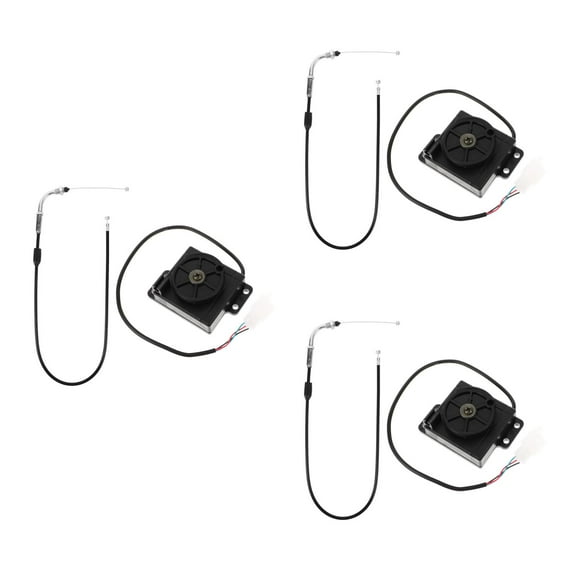 WORGEOUS 3 Sets  Replacement Motorcycle Throttle Kit Enhanced Power Control Accelerator Easy Installation Throttle Cable Kit For Motorcycle Models