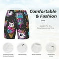 thumbnail image 5 of Xecao Cat Icecream for Men's Swimming Trunks Swim Trunks Quick Dry Swim Shorts with Mesh Lining Funny Swimwear Bathing Suits, 5 of 9