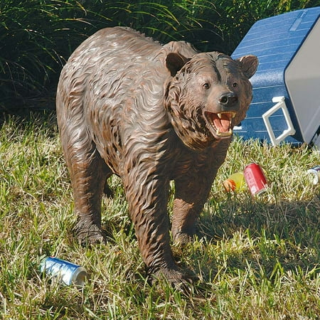 Grand-Scale Brown Bear Garden Sculpture