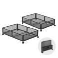 thumbnail image 1 of Graflsoa Foldable Metal Underbed Storage Box with Wheels, 2-Pack Organizer for Clothes, Toys, and Miscellaneous Items, 1 of 6
