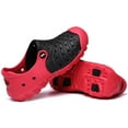 thumbnail image 5 of Garden clogs shoes slippers men's sandals Black Red, 5 of 5