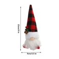 thumbnail image 3 of Qocolhg Christmas Gnomes Decorations, Handmade Swedish Tomte Gnome Doll with LED Light, Scandinavian Figurine Gnomes Plush Elf Holiday Decor Thanksgiving Xmas Party Decor Gifts for Kids Women Men, 3 of 3